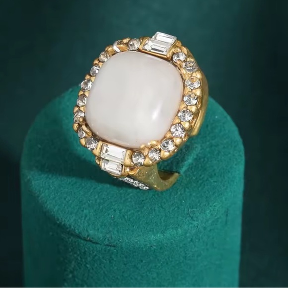 Majestic Royal Opal Antique Brass Ring - Picture 3 of 7